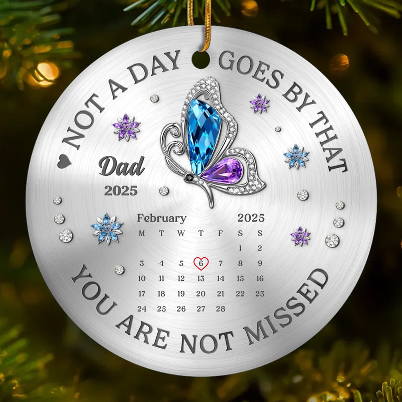 Custom Cardinal Ceramic Ornament - Personalized Christmas Memorial Sympathy Gifts For Loss Of Mom, Dad - A Life Remembered With Endless Love