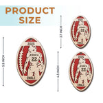 Custom Name Football Player Christmas Gifts - Personalized Ornament