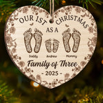 Custom Family Christmas Gifts - Personalized Ornament