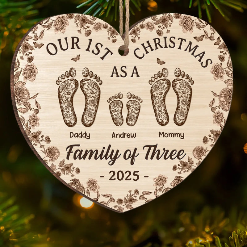 Custom Family Christmas Gifts - Personalized Ornament