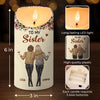 Custom LED Candle - Personalized Best Friend Birthday Gifts For Women, Besties, Sisters, BFF - Bestie Moments Last A Lifetime