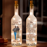 Custom Name Best Friend Sister Gifts - Personalized Bottle Lamp
