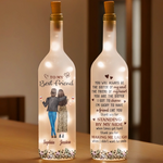 Custom Name Best Friend Sister Gifts - Personalized Bottle Lamp