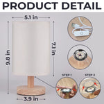 Custom Photo Memorial Keepsake Decor - Personalized Fabric Table Lamp