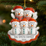 Custom Name Christmas Family Gifts - Personalized Ornament