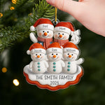 Custom Name Christmas Family Gifts - Personalized Ornament