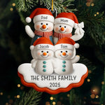 Custom Name Christmas Family Gifts - Personalized Ornament