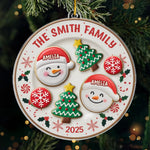Custom Name Christmas Cookie Family Gifts - Personalized Ornament