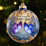 Custom Memorial Butterfly Gifts - Personalized Ornament