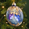Custom Acrylic Ornament - Personalized Christmas Memorial Sympathy Gifts For Loss Of Mom, Dad - Treasured Beyond Time