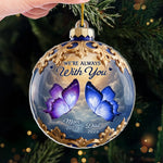 Custom Memorial Butterfly Gifts - Personalized Ornament