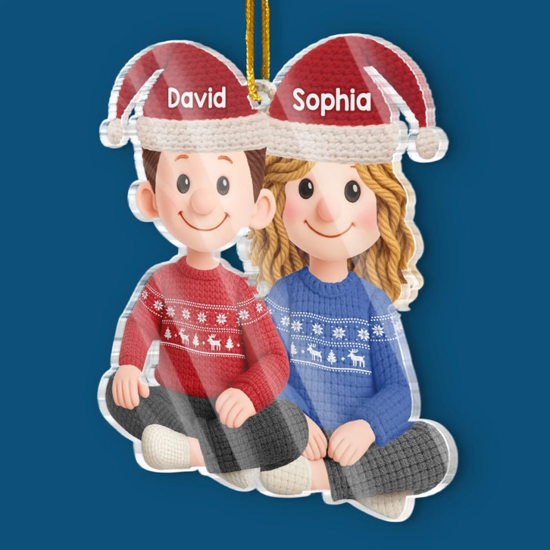 Custom Name Christmas Gifts for Kids - Personalized Ornament