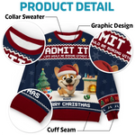 Custom Name Funny Dog Christmas Gifts - Personalized Sweatshirt