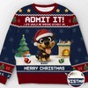 Custom Unisex Ugly Sweatshirt - Personalized  Christmas Birthday Gifts For Dog Lovers, Dog Dad And Mom - Life’s Ruff Without Me