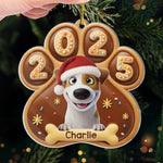 Custom Name Christmas Dog Gifts for Dog Lovers - Personalized Ornament