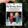 Custom Acrylic Ornament - Personalized Best Friend Christmas Birthday Gifts For Women, Besties, Sisters, BFF - Side By Side Year By Year