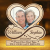 Custom Photo Shaped Light Box - Personalized Anniversary Wedding Gifts For Husband And Wife, Him And Her - Our Love, Our Forever