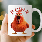 Funny Angry Chicken Gift for Bird Lovers - Humorous Coffee Mug