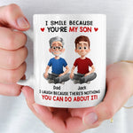 Custom Name Funny Father Son Gifts - Personalized Mugs