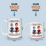 Custom Name Funny Father Son Gifts - Personalized Mugs