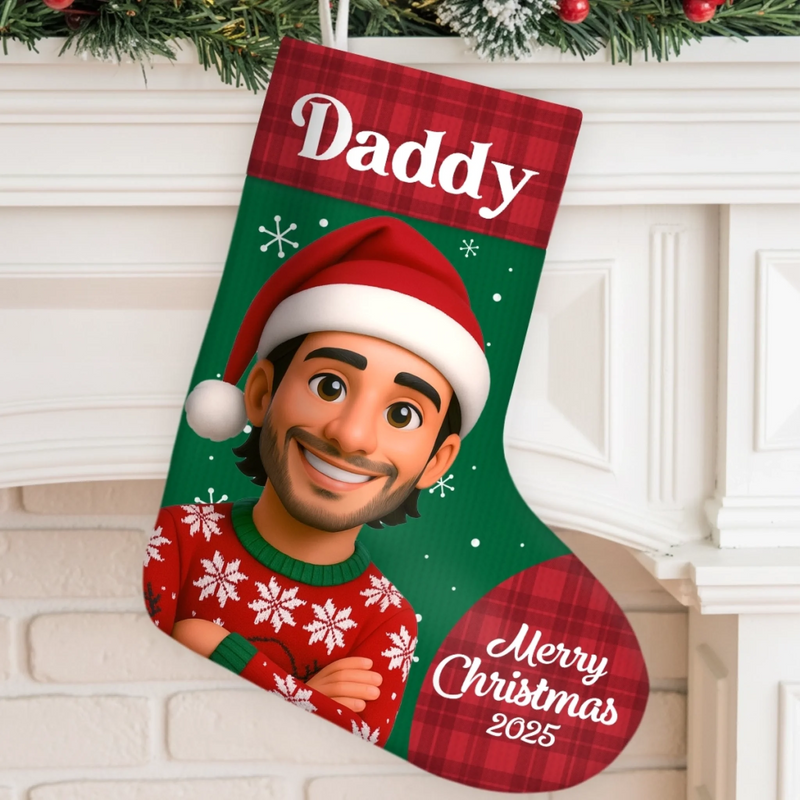 Custom Name Family Christmas Gifts - Personalized Christmas Stocking