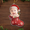 Custom Photo Acrylic Ornament - Personalized Christmas Birthday Gifts For Kids - Baby Sparkles Love All Around