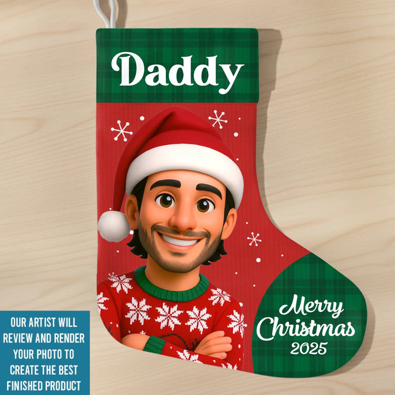 Custom Name Family Christmas Gifts - Personalized Christmas Stocking