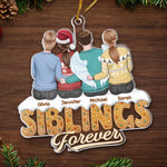 Custom Name Siblings Christmas Gifts - Personalized Ornament