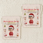 Custom Name Christmas Gifts for Kids - Personalized Christmas Favor Bag