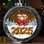 Custom Name Christmas Family Gifts - Personalized Candlelight Lantern Ornament