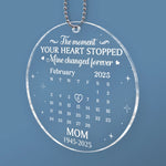 Custom Memorial Mom Remembrance Gift - Personalized Car Ornament