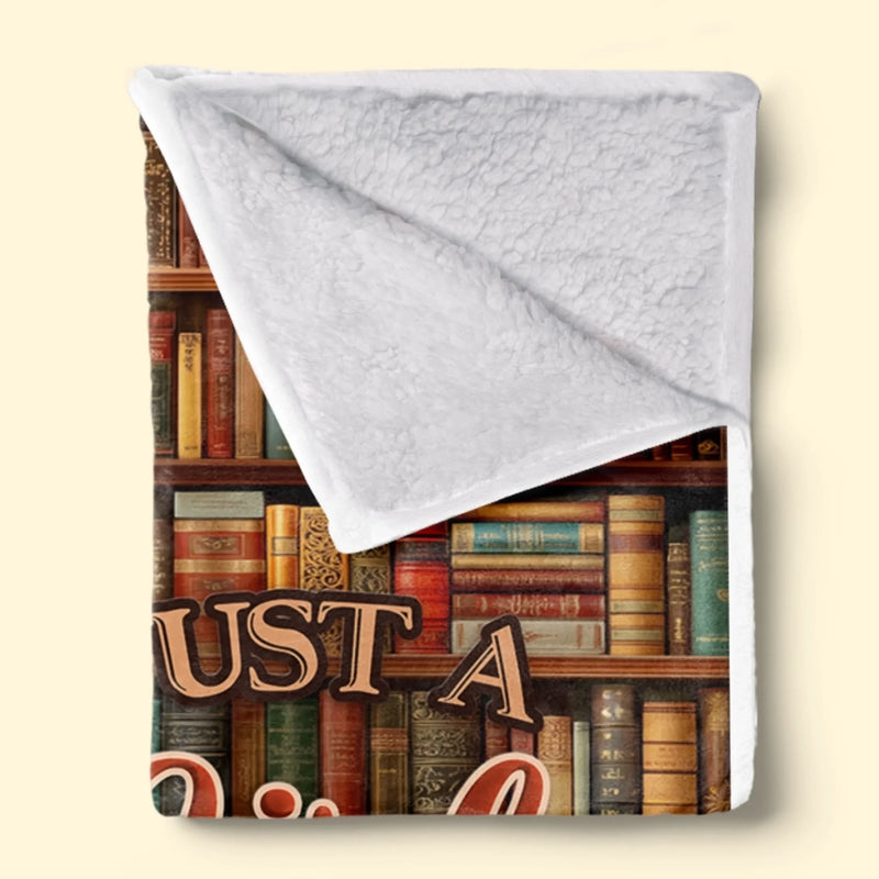 Custom Name Book Lover Gifts for Girls - Personalized Blanket