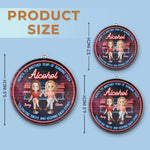 Custom Name Funny Drinking Friends Gifts - Personalized Ornament