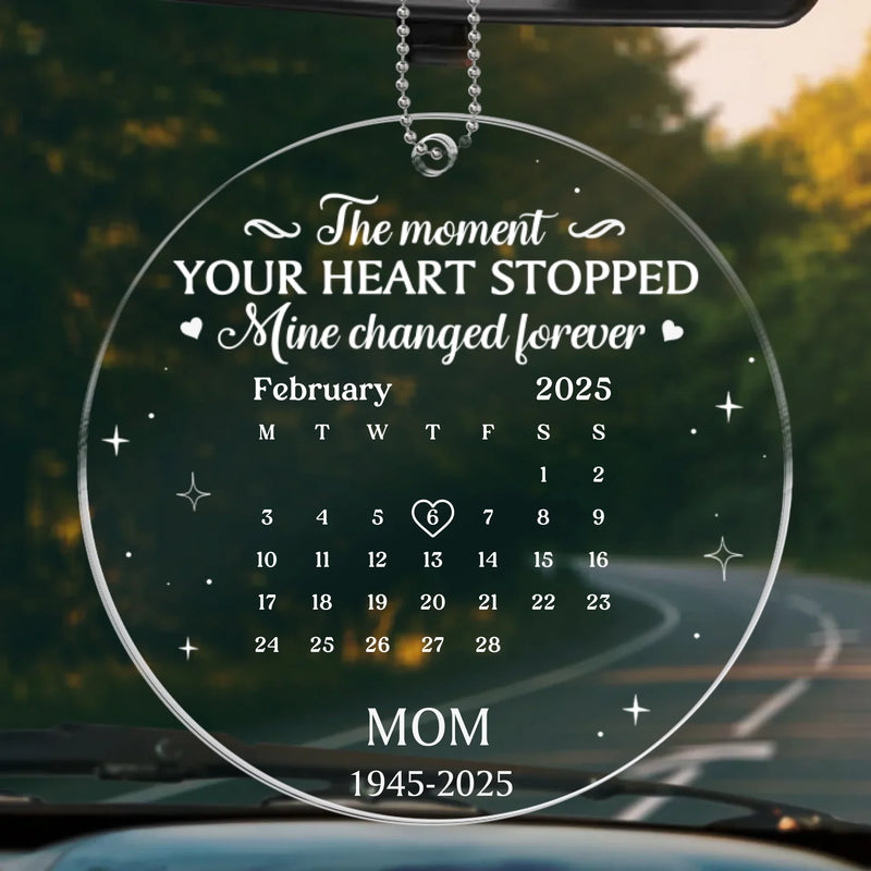 Custom Memorial Mom Remembrance Gift - Personalized Car Ornament