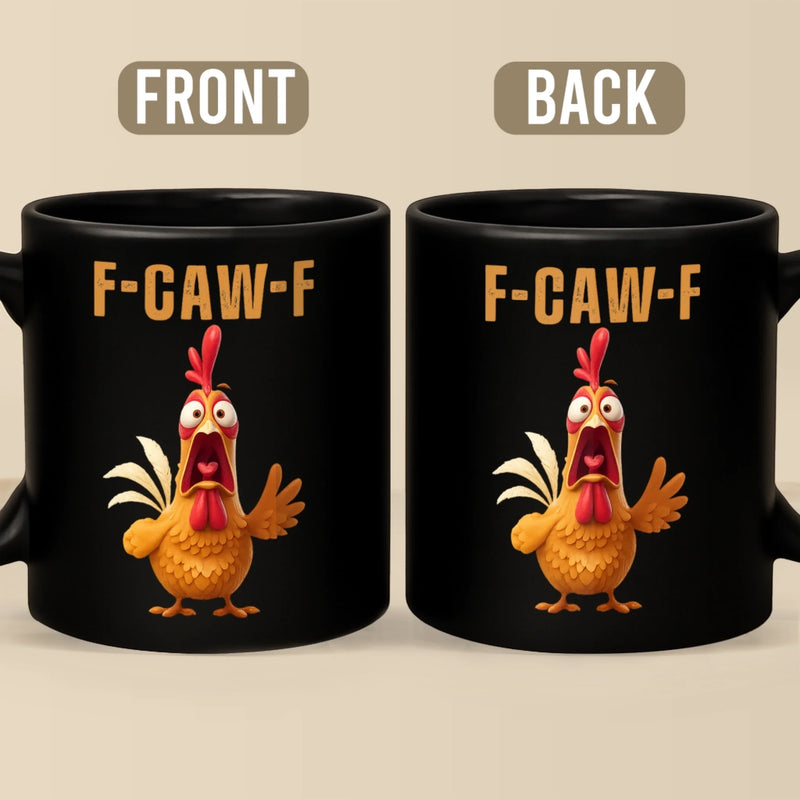 Funny Angry Chicken Gift for Bird Lovers - Humorous Coffee Mug