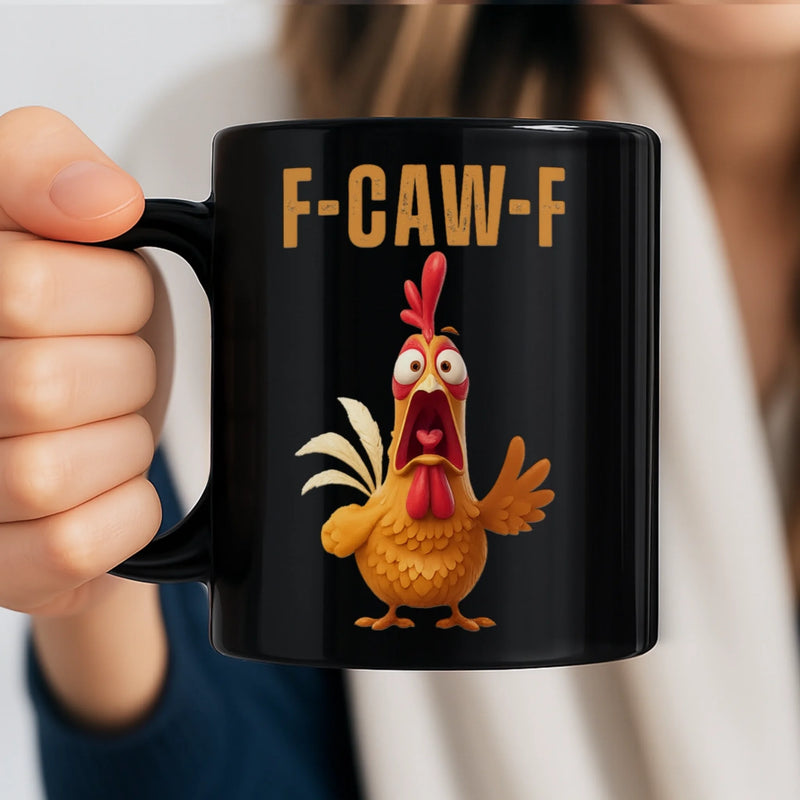 Funny Angry Chicken Gift for Bird Lovers - Humorous Coffee Mug