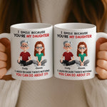 Custom Name Daughter Gifts for Dad - Personalized Mug