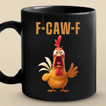 Funny Angry Chicken Gift for Bird Lovers - Humorous Coffee Mug