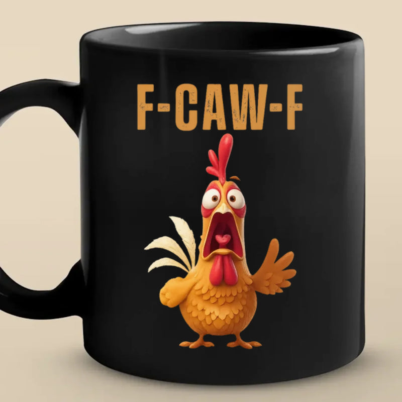 Funny Angry Chicken Gift for Bird Lovers - Humorous Coffee Mug