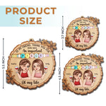 Custom Best Friend Name Gifts - Personalized Ornament