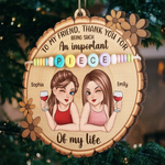Custom Best Friend Name Gifts - Personalized Ornament