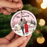 Custom Name Christmas Friendship Gifts - Personalized Ceramic Ornament