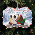 Custom Name Christmas Friends Gifts for Women - Personalized Ornament