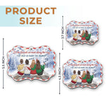 Custom Name Christmas Friends Gifts for Women - Personalized Ornament