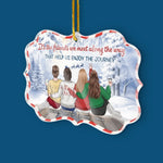 Custom Name Christmas Friends Gifts for Women - Personalized Ornament