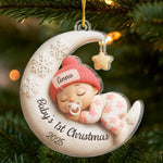 Custom Name Baby's First Christmas Gifts - Personalized Ornament