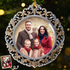 Custom Photo Acrylic Ornament - Personalized Christmas Birthday Gifts For Mom, Dad, Brother, Sister, Kids - Where Love Begins And Never Ends