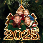 Custom Photo Family Christmas Gifts - Personalized Ornament