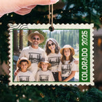 Custom Photo Colorado Family Christmas Gifts - Personalized Ornament