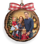 Custom Family Photo Christmas Gifts - Personalized Ornament